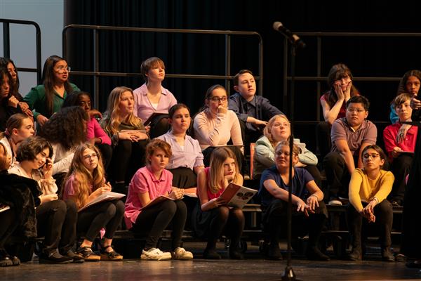 2023 All County Chorus Students Performing